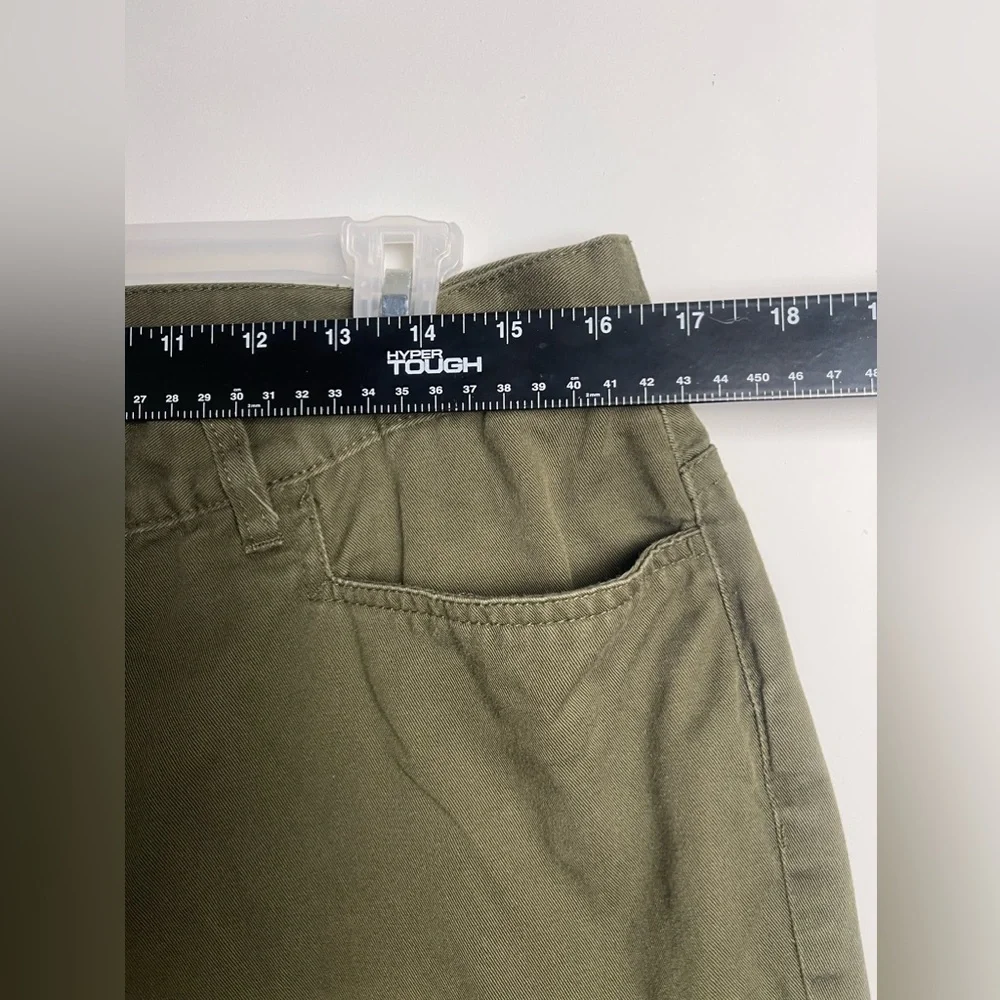Lauren Jeans Co Green Crop Plus Size 12 - Picture 4 of 8